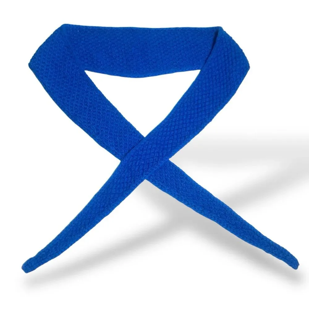 Sophie Scarf Blue Cashmere Neck Warmer Hand Knit Women Neckerchief Gift for Her